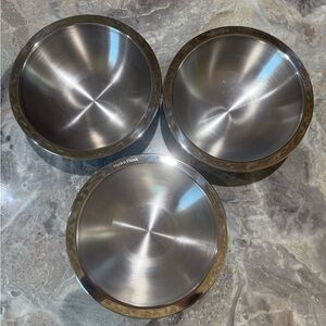 Hydro Flask Silver Stainless Steel Bowl Set Baltic Blue 3/4 qt.